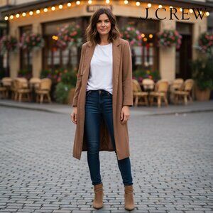 j. crew lightweight trench coat Brown Petite Small- Flaws